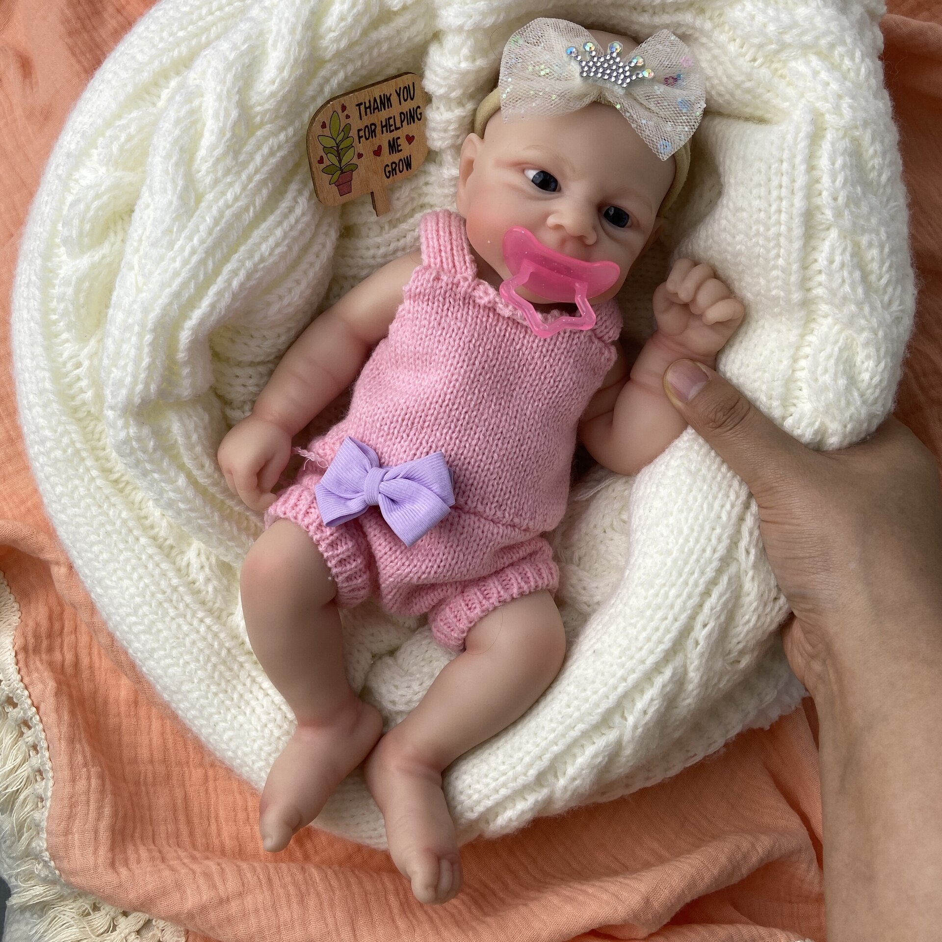 Bebé Reborn Mara - 30 cm de Silicona Blanda Realista - 10