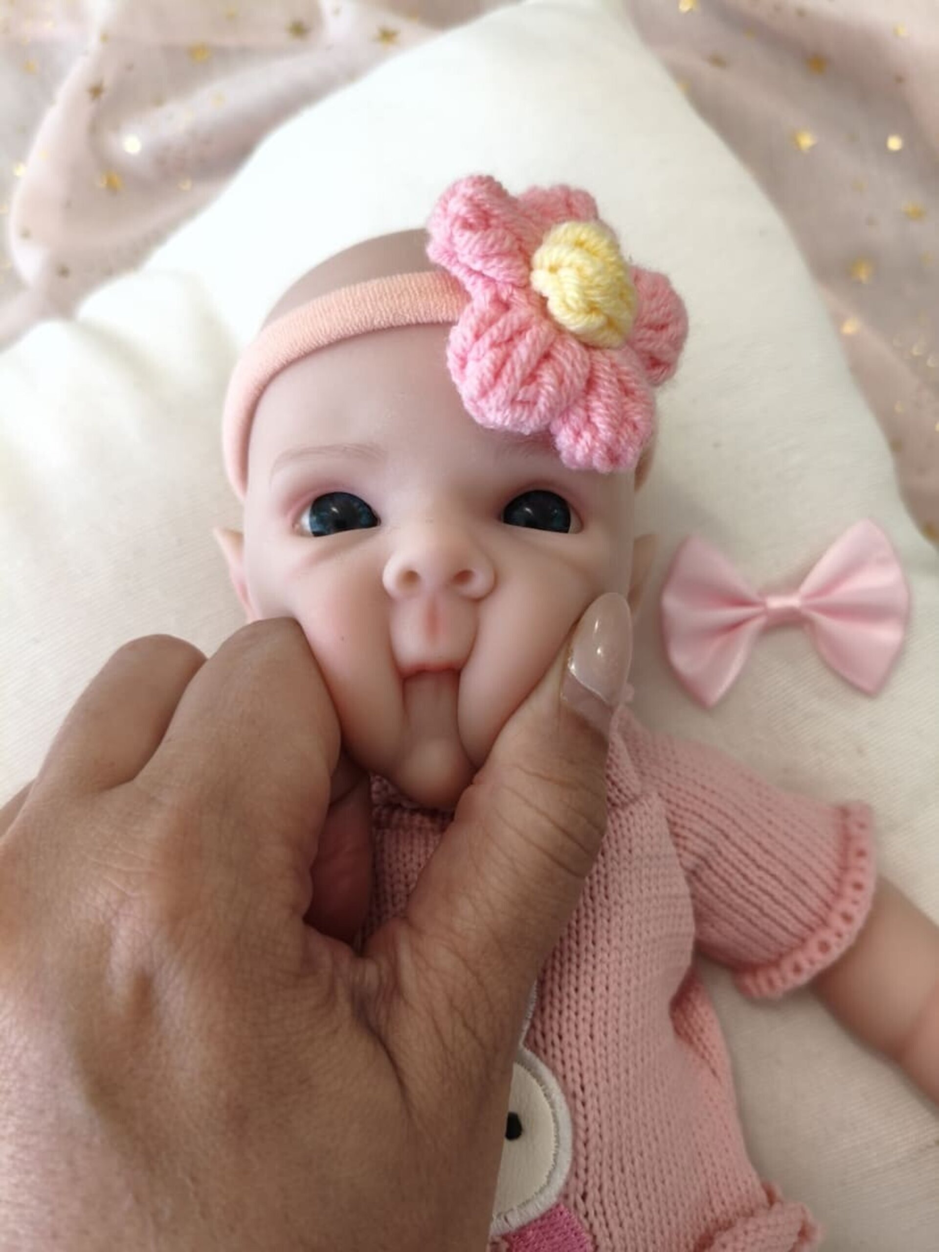 Bebé Reborn Mirna - 30 cm de Silicona Blanda Realista - 7