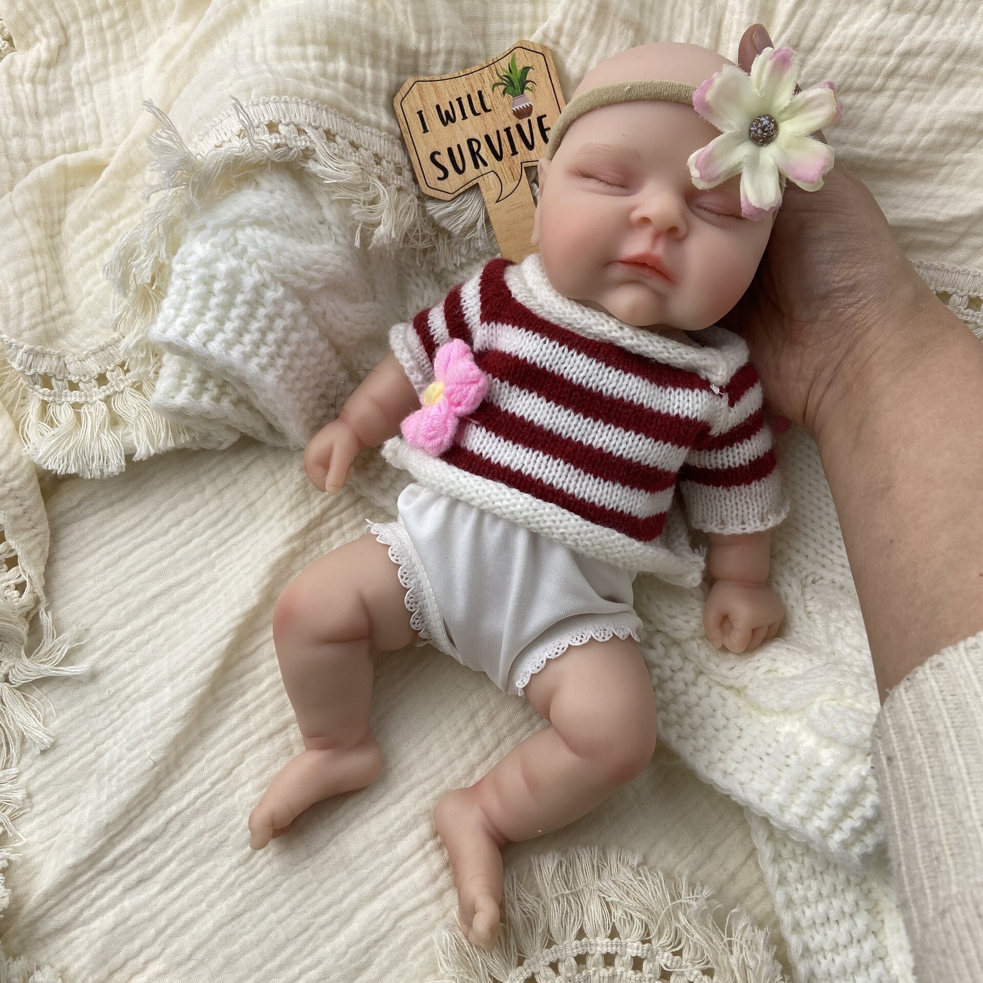 Bebé Reborn Sofía - 30 cm de Silicona Blanda Realista - 2