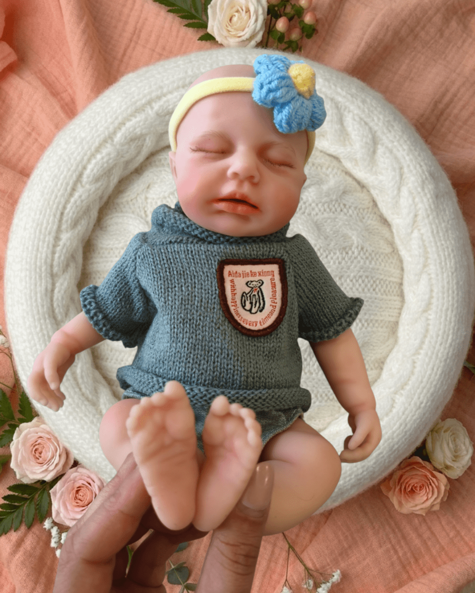 Bebé Reborn Lucas - 30 cm de Silicona Blanda Realista - 5