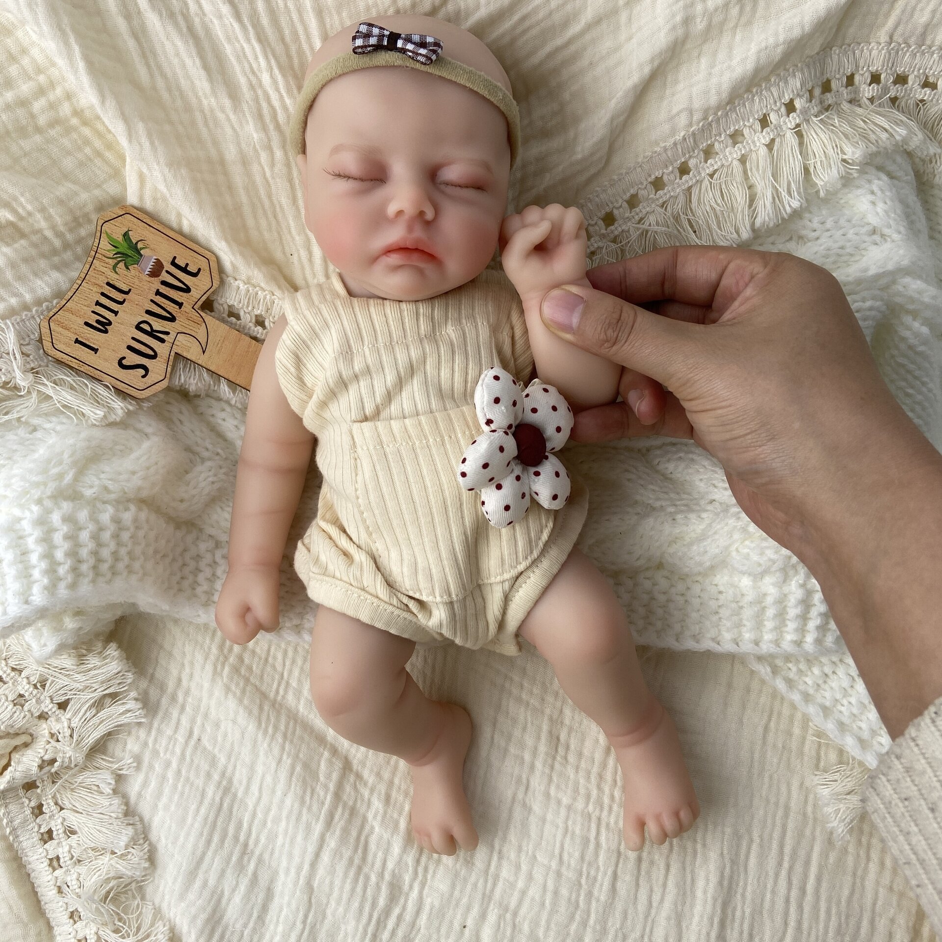 Bebé Reborn Zoe - 30 cm de Silicona Blanda Realista - 10