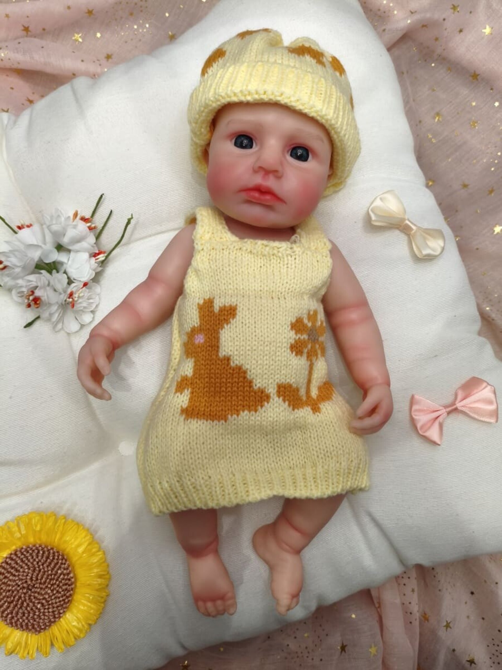 Bebé Reborn Alba - 30 cm de Silicona Blanda Realista - 3