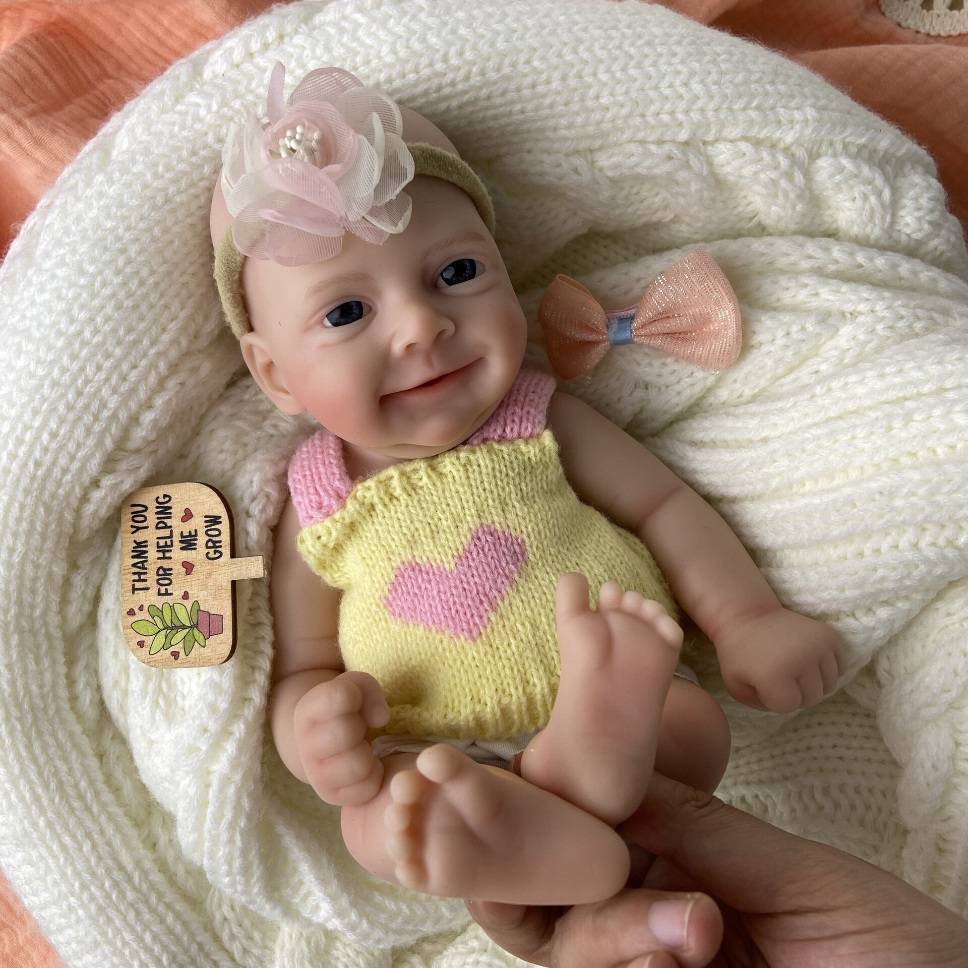 Bebé Reborn Sara - 30 cm de Silicona Blanda Realista - 3