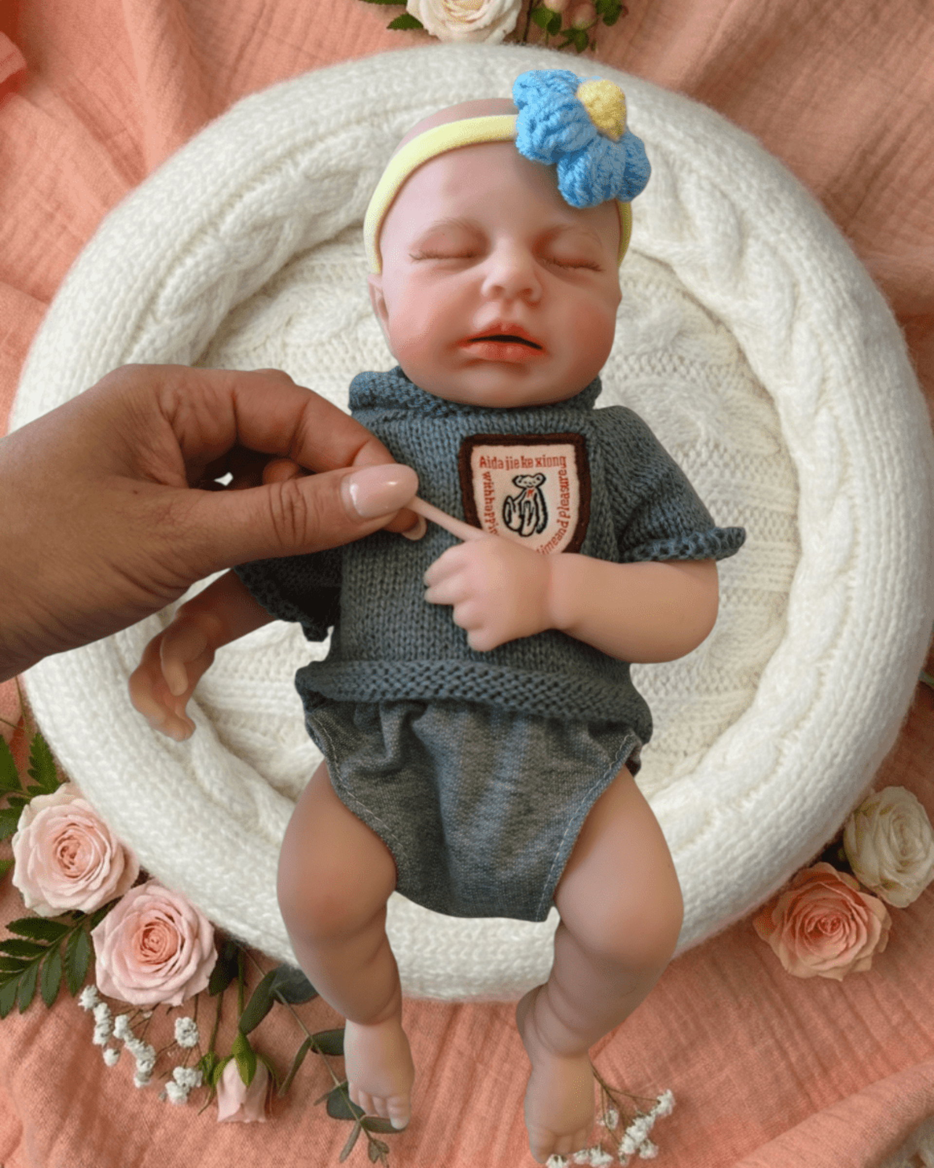 Bebé Reborn Lucas - 30 cm de Silicona Blanda Realista - 3