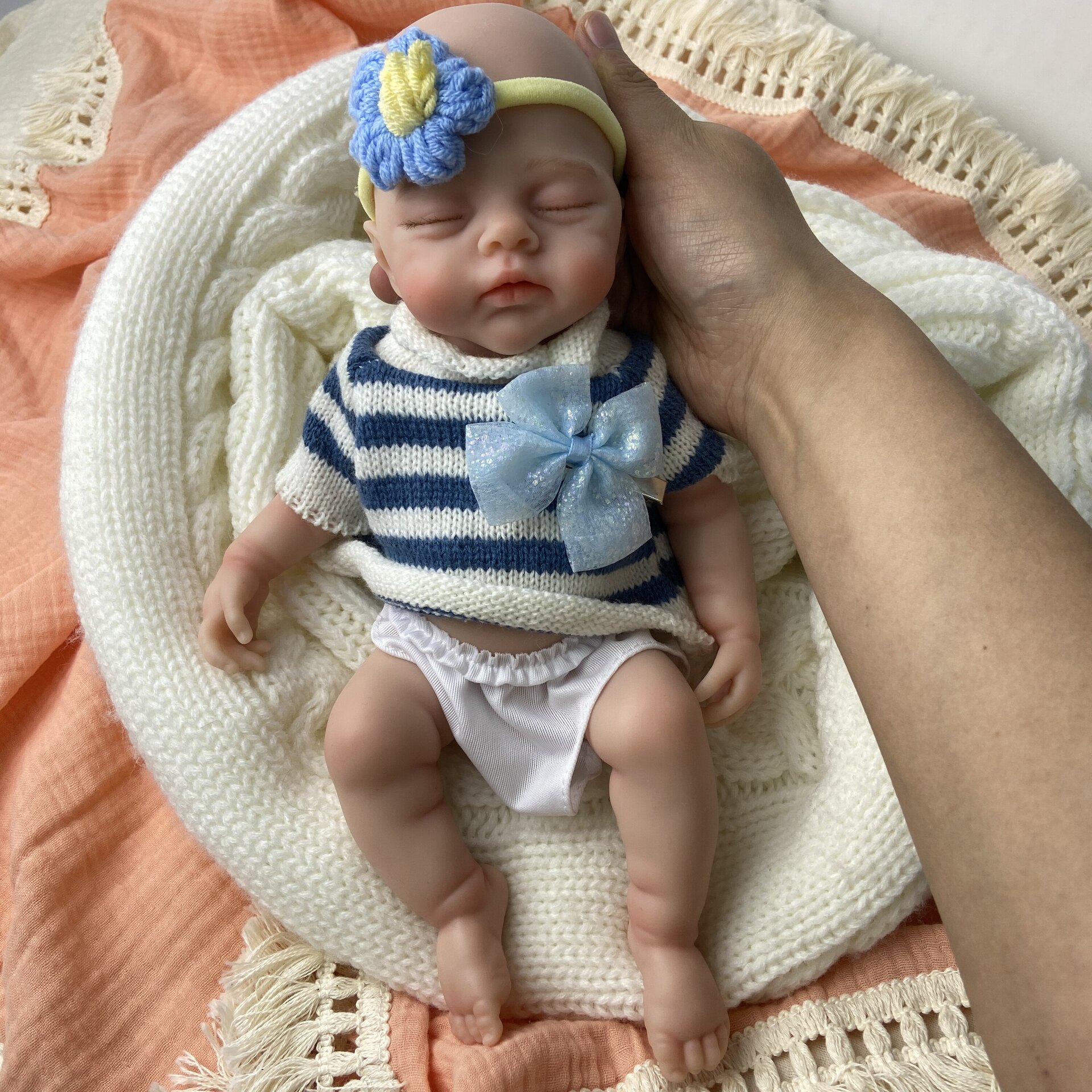 Bebé Reborn Aurora - 30 cm de Silicona Blanda Realista - 10