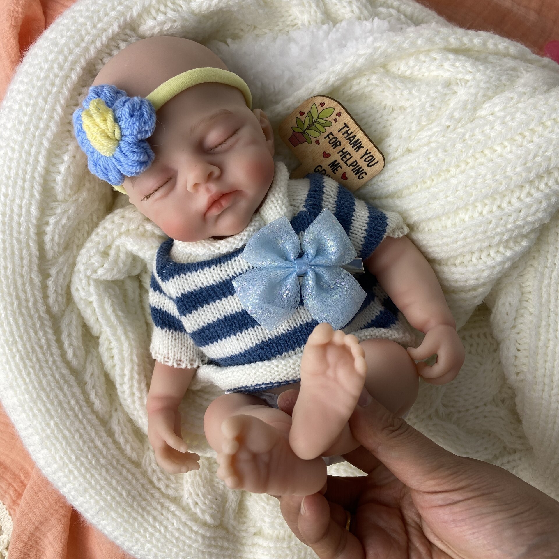 Bebé Reborn Aurora - 30 cm de Silicona Blanda Realista - 2