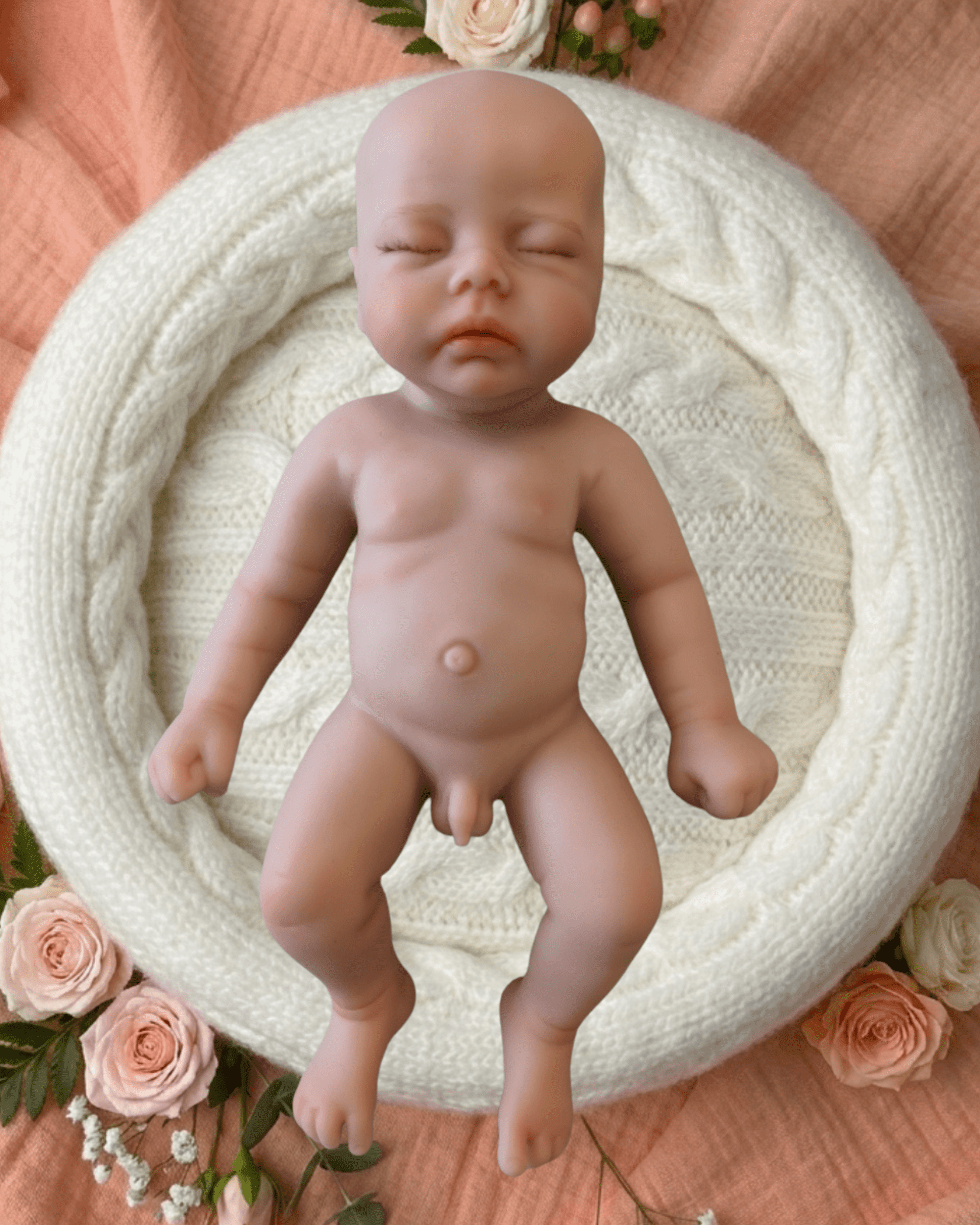 Bebé Reborn Hugo - 30 cm de Silicona Blanda Realista - 8