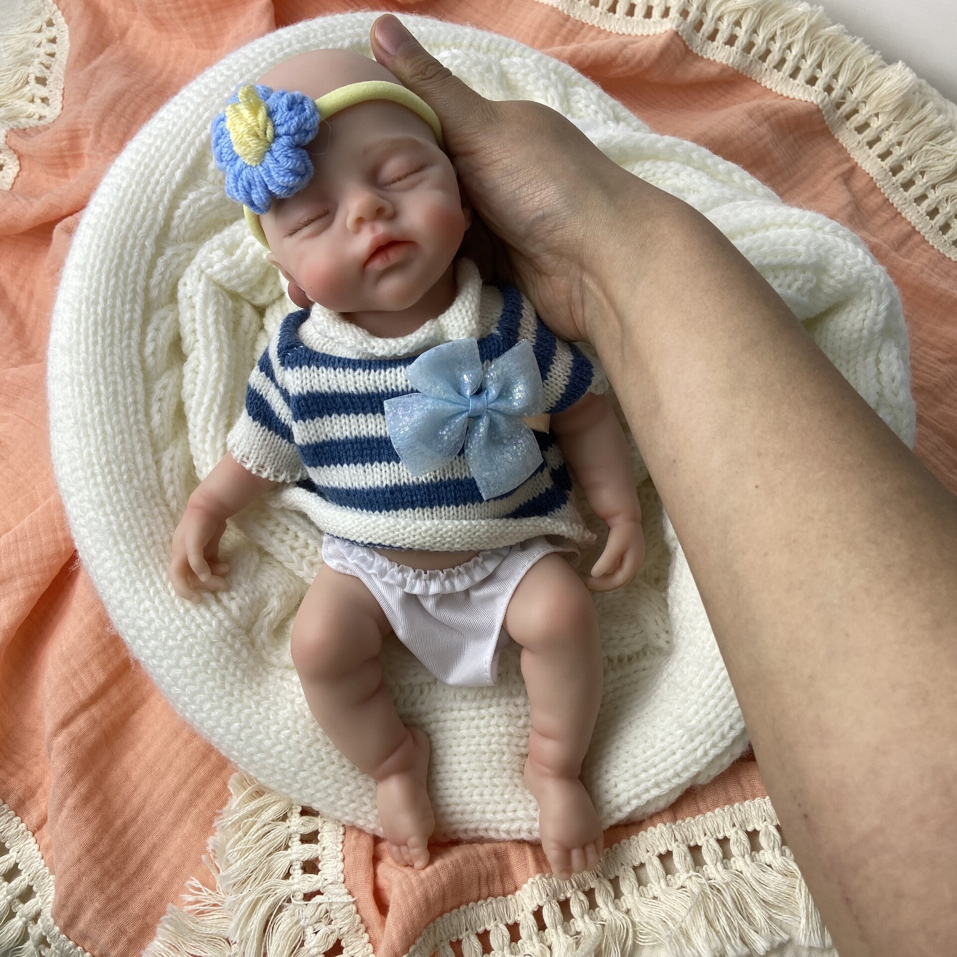 Bebé Reborn Aurora - 30 cm de Silicona Blanda Realista - 8