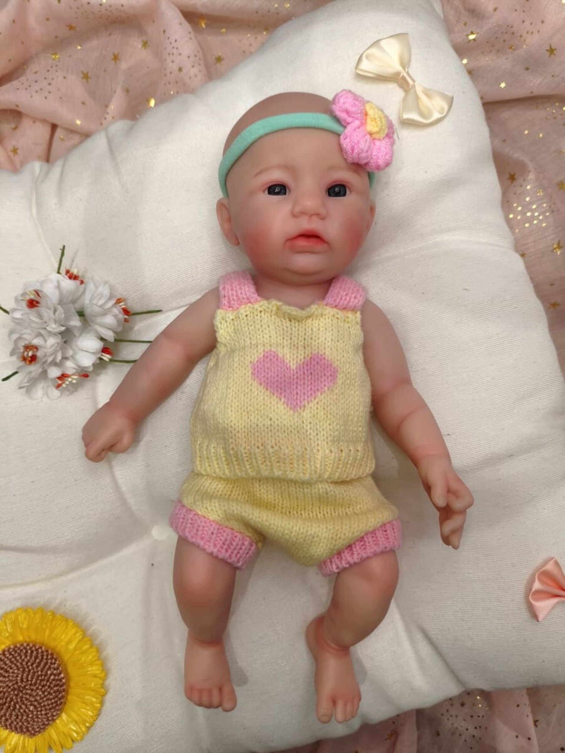 Bebé Reborn Luna - 30 cm de Silicona Blanda Realista - 1