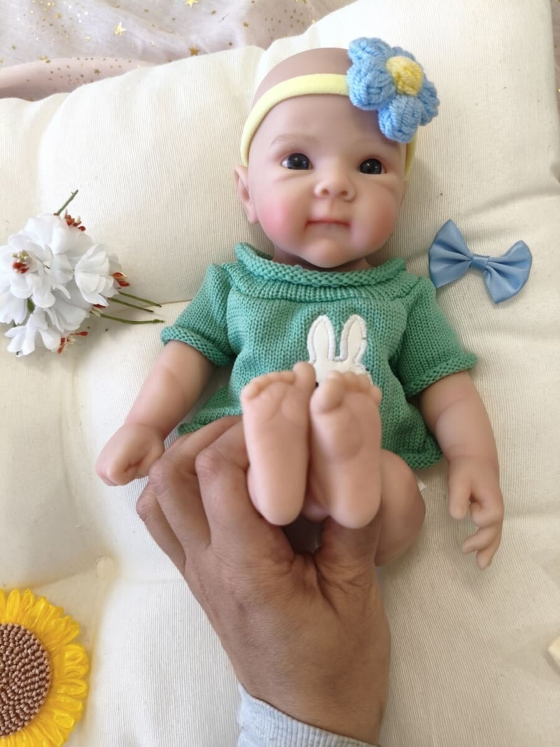 Bebé Reborn Eloy - 30 cm de Silicona Blanda Realista - 5