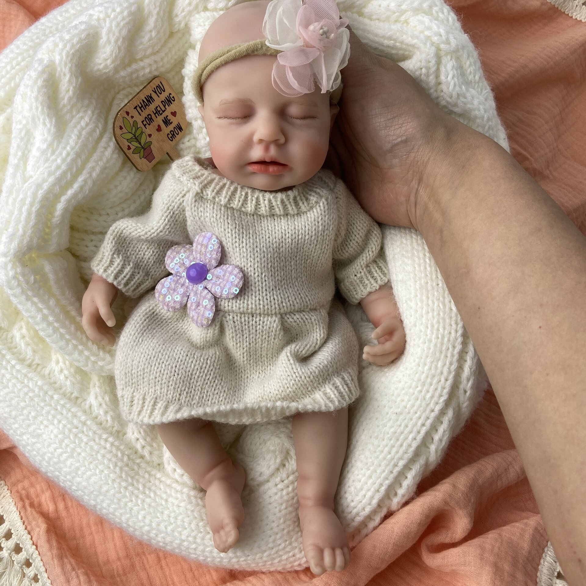 Bebé Reborn Sira - 30 cm de Silicona Blanda Realista - 4