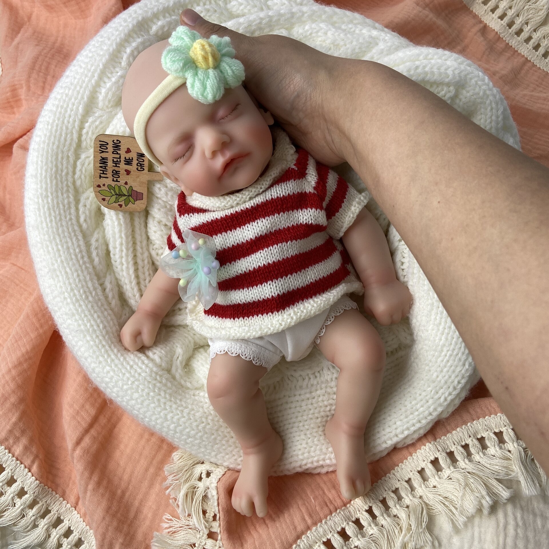 Bebé Reborn Maya - 30 cm de Silicona Blanda Realista - 5