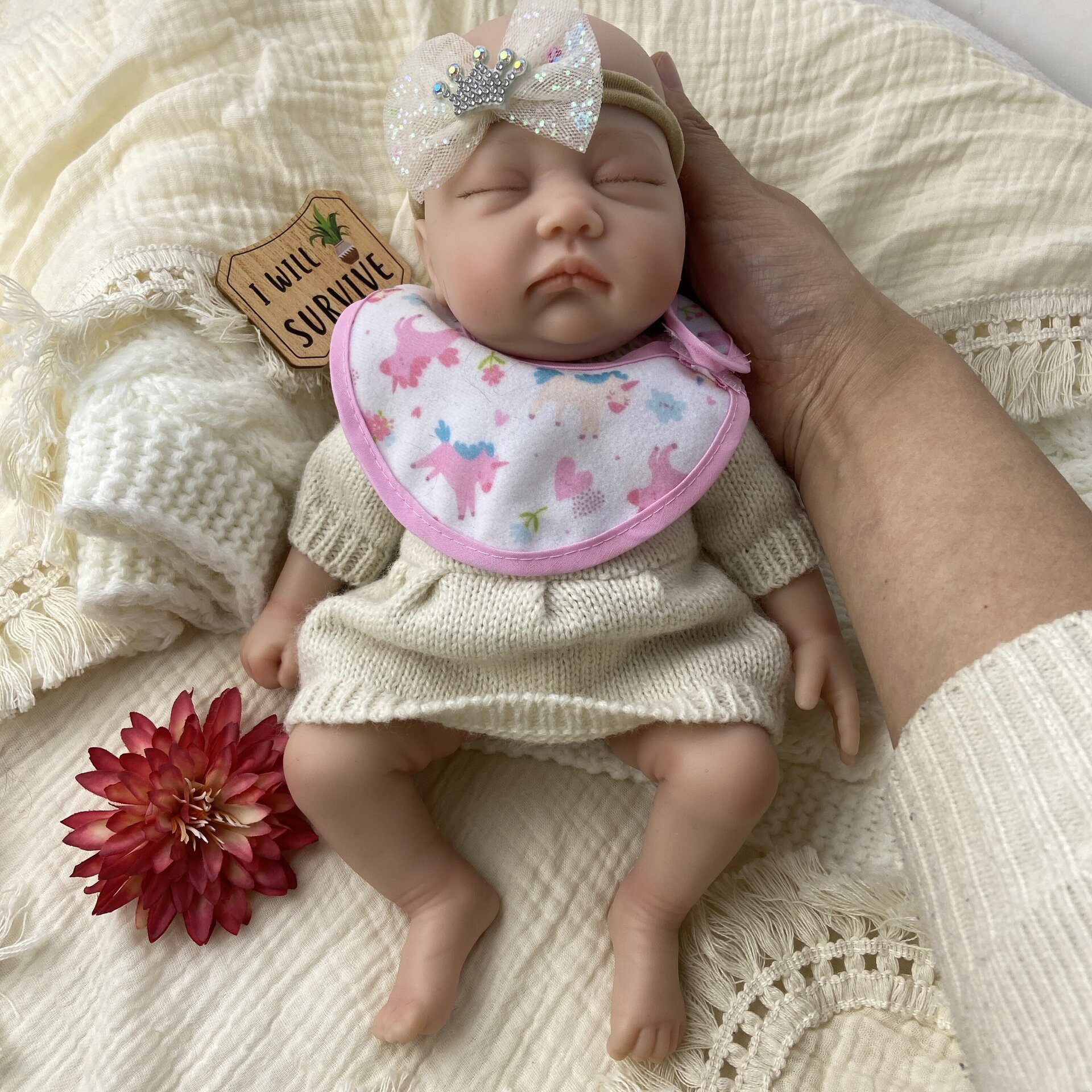 Bebé Reborn Luna - 30 cm de Silicona Blanda Realista - 5