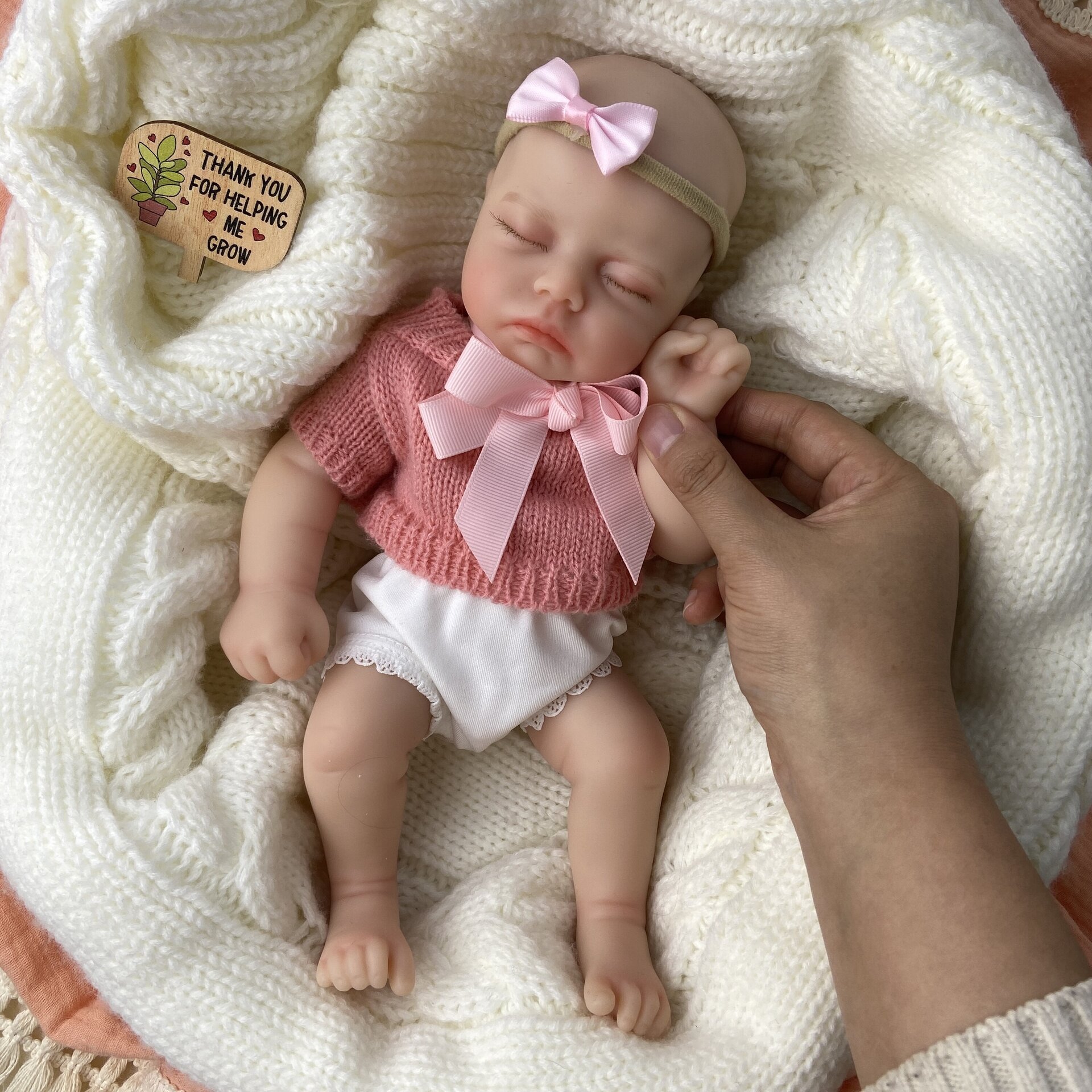 Bebé Reborn Jana - 30 cm de Silicona Blanda Realista - 7