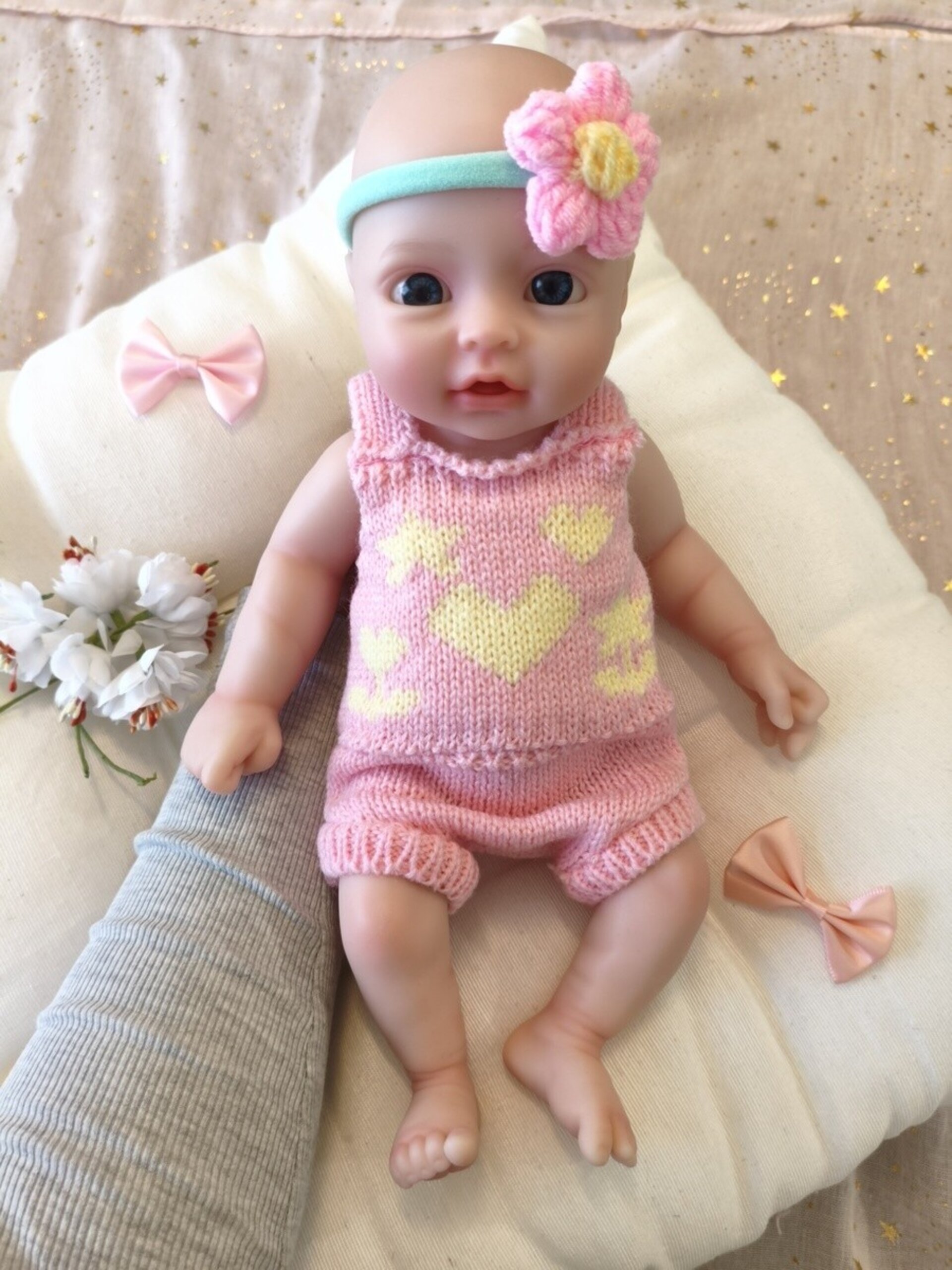 Bebé Reborn Sara - 30 cm de Silicona Blanda Realista - 4