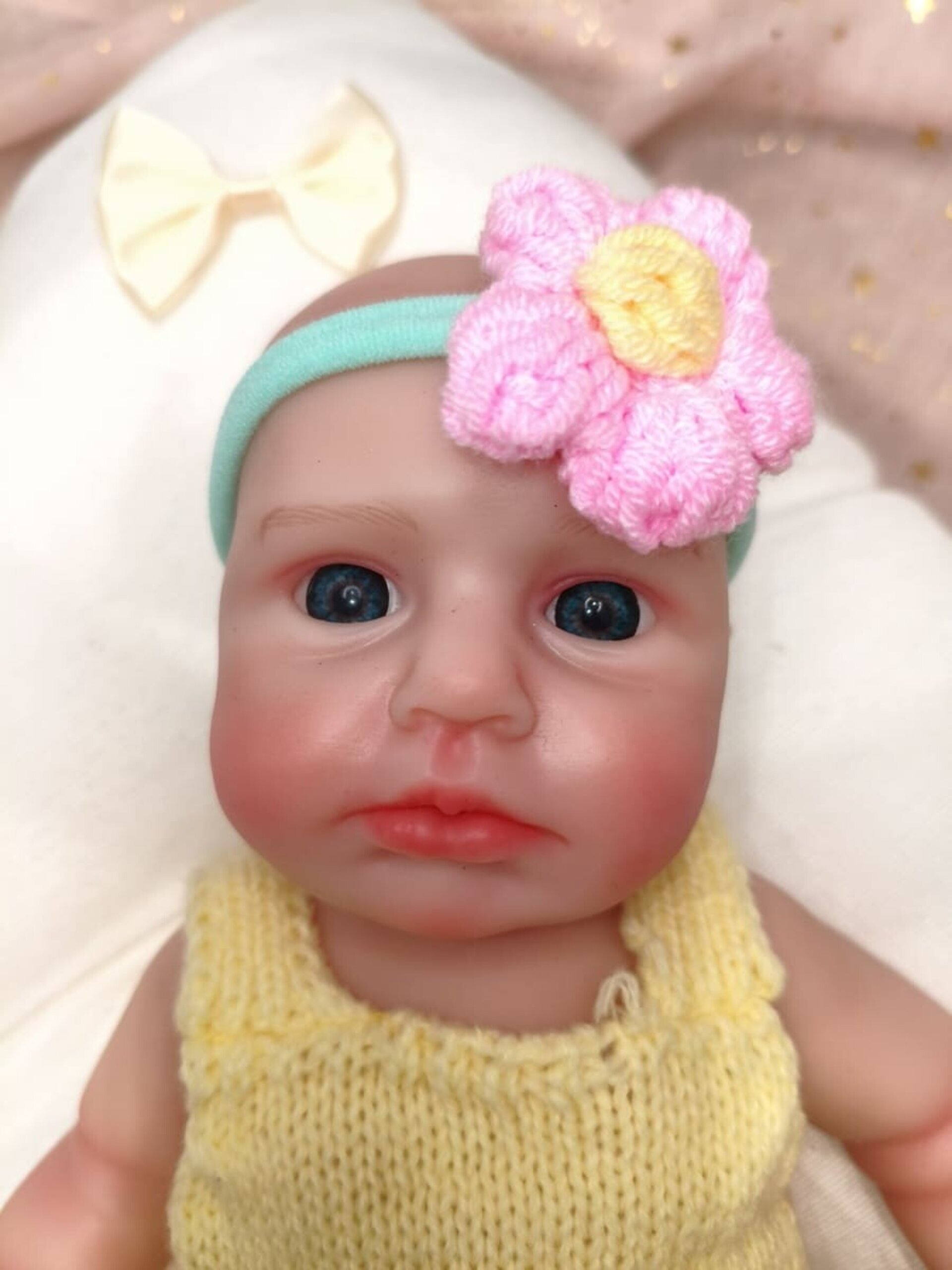 Bebé Reborn Alba - 30 cm de Silicona Blanda Realista - 8