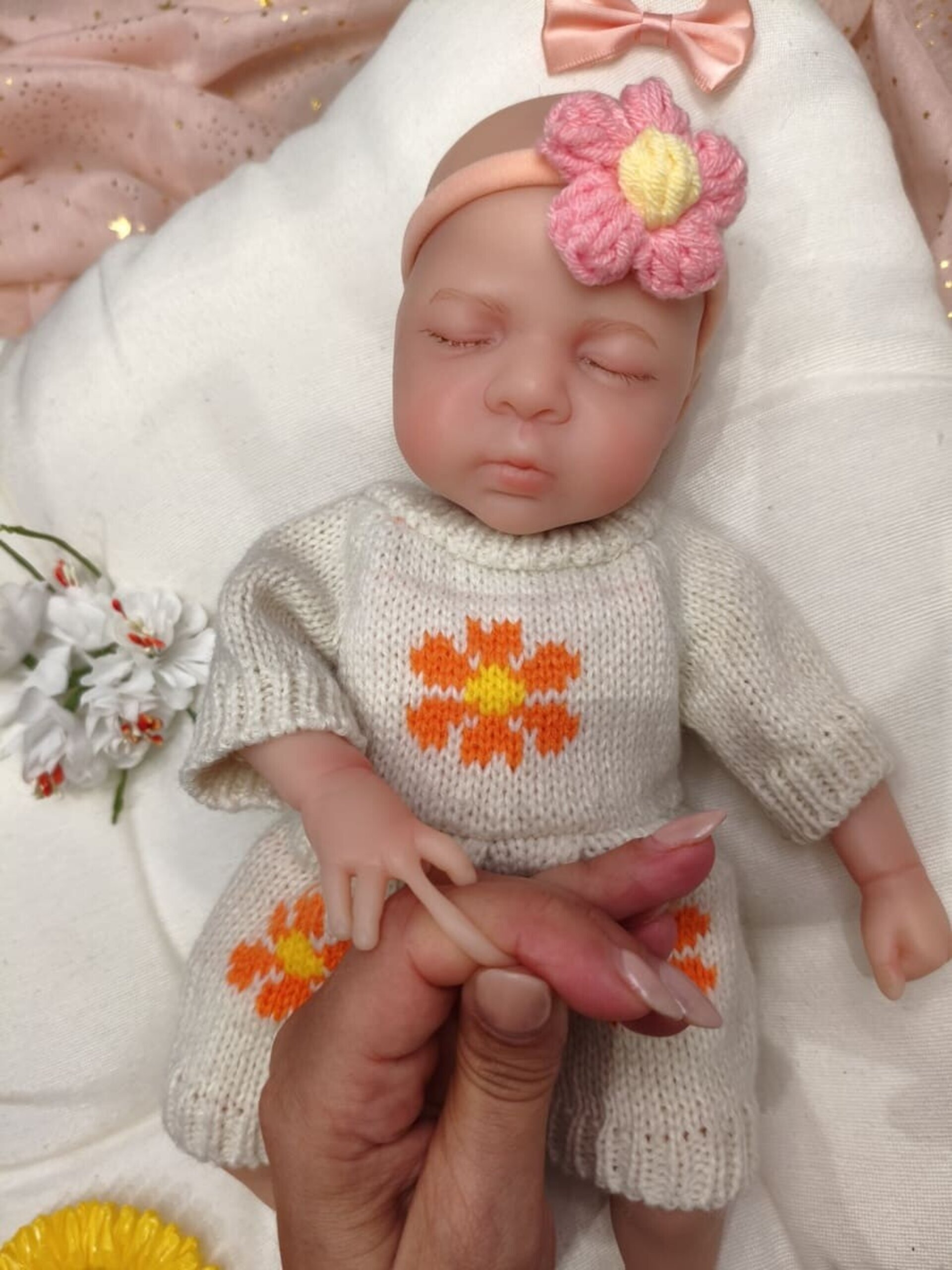 Bebé Reborn Gala - 30 cm de Silicona Blanda Realista - 6