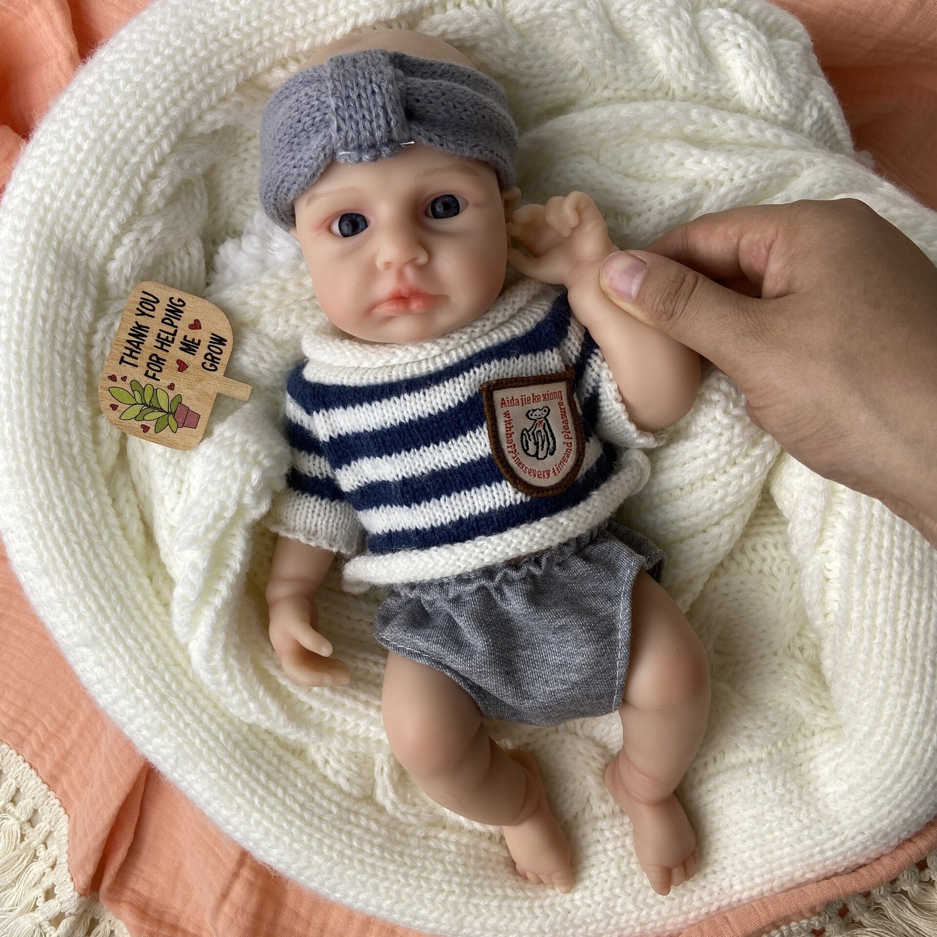 Bebé Reborn Maria - 30 cm de Silicona Blanda Realista - 7