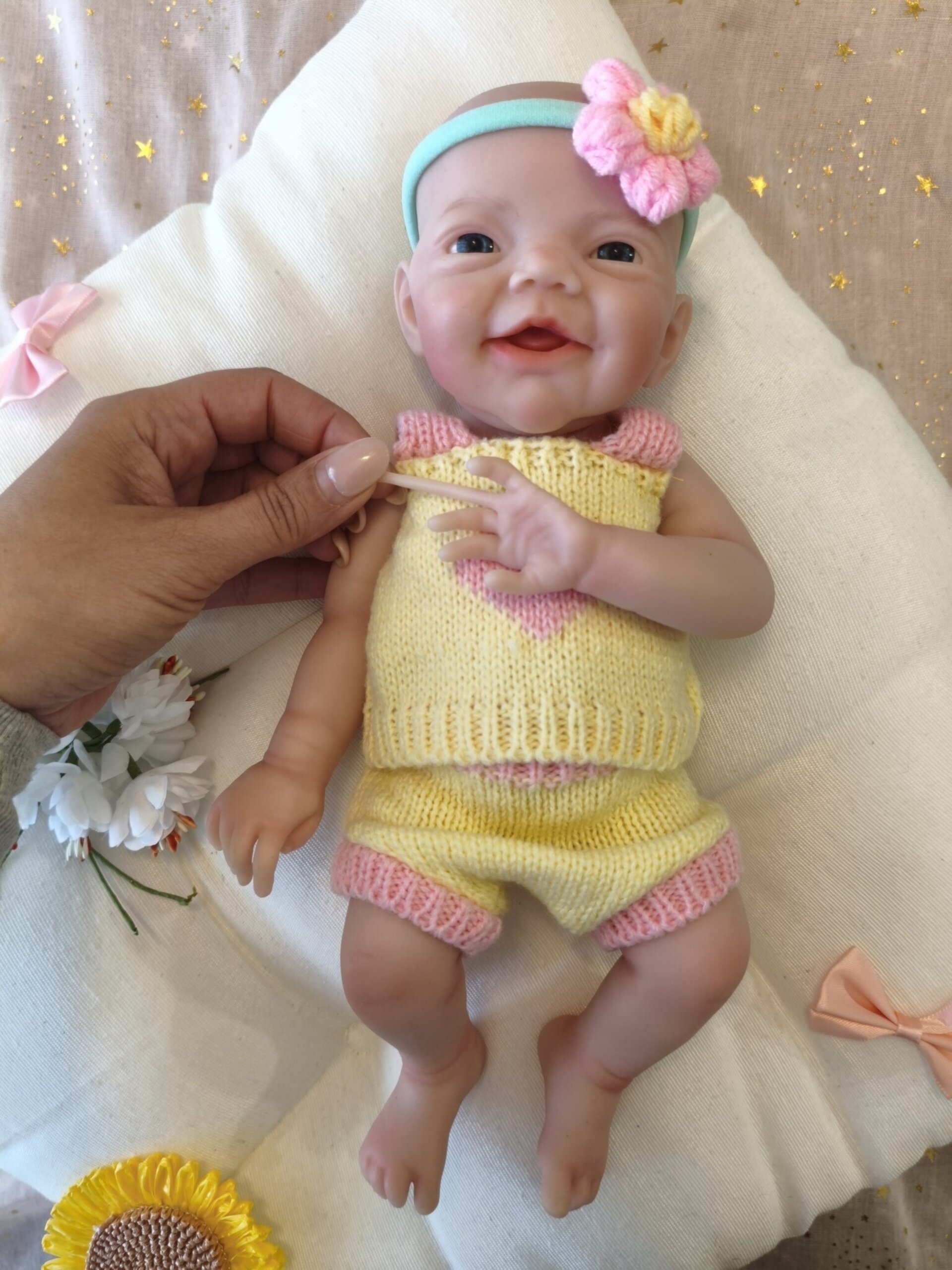 Bebé Reborn Lily - 30 cm de Silicona Blanda Realista - 5