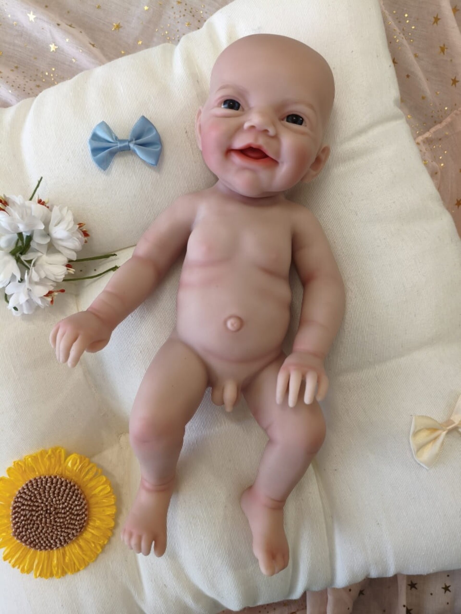 Bebé Reborn Alan - 30 cm de Silicona Blanda Realista - 9