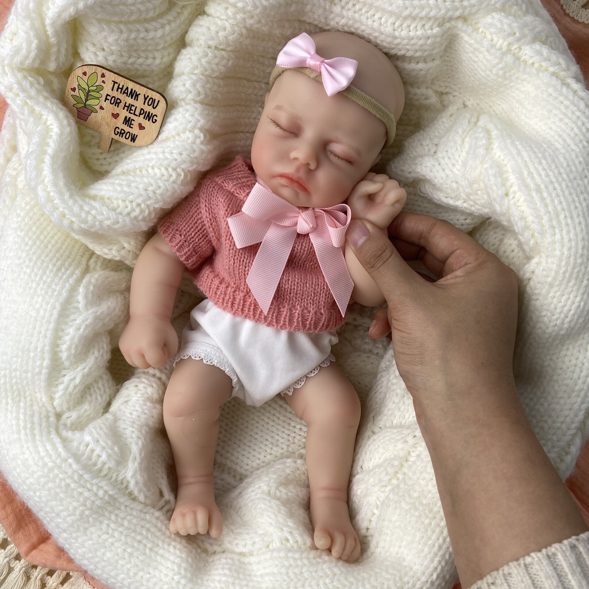 Bebé Reborn Jana - 30 cm de Silicona Blanda Realista - 5