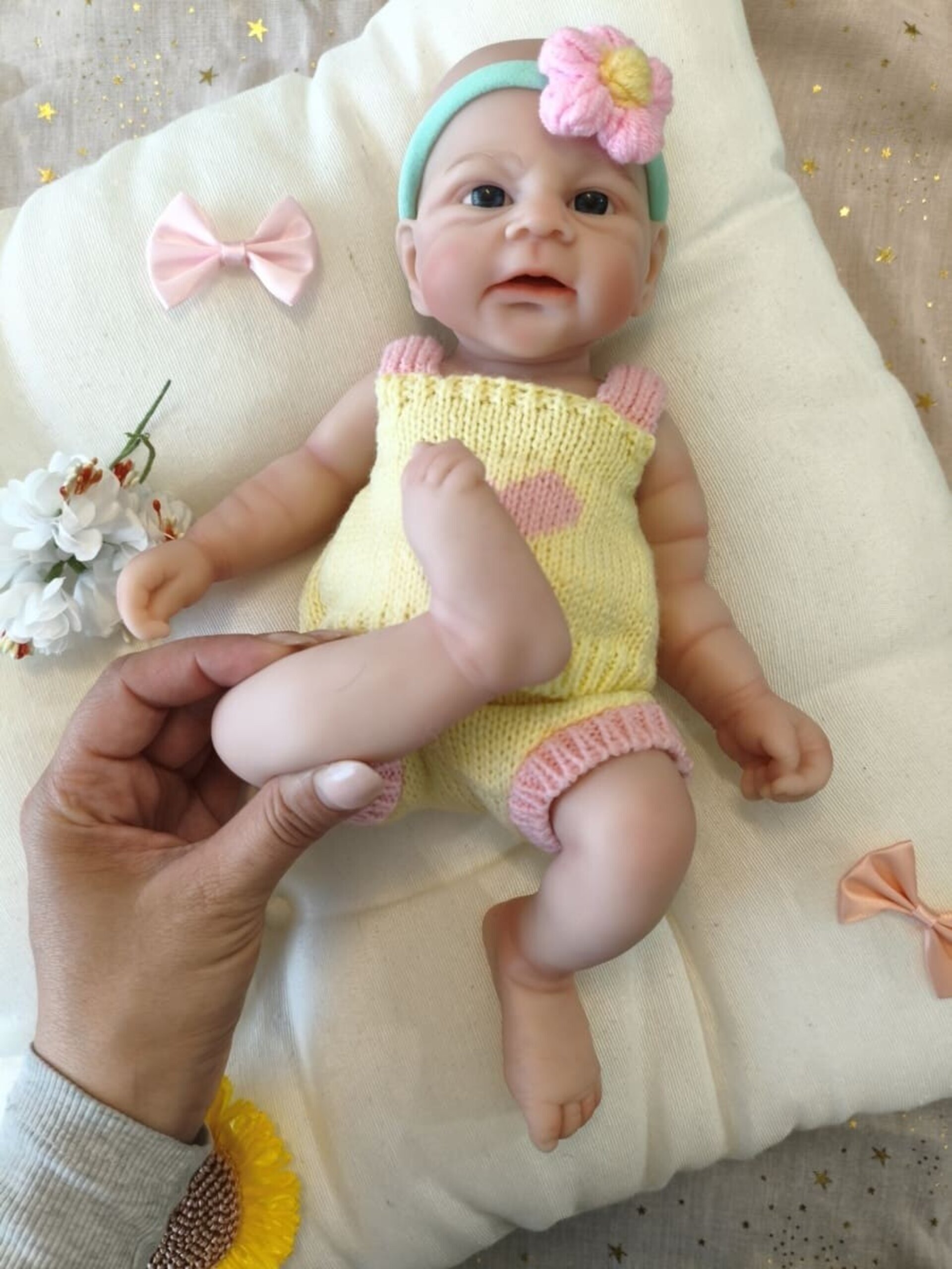 Bebé Reborn Maira - 30 cm de Silicona Blanda Realista - 4