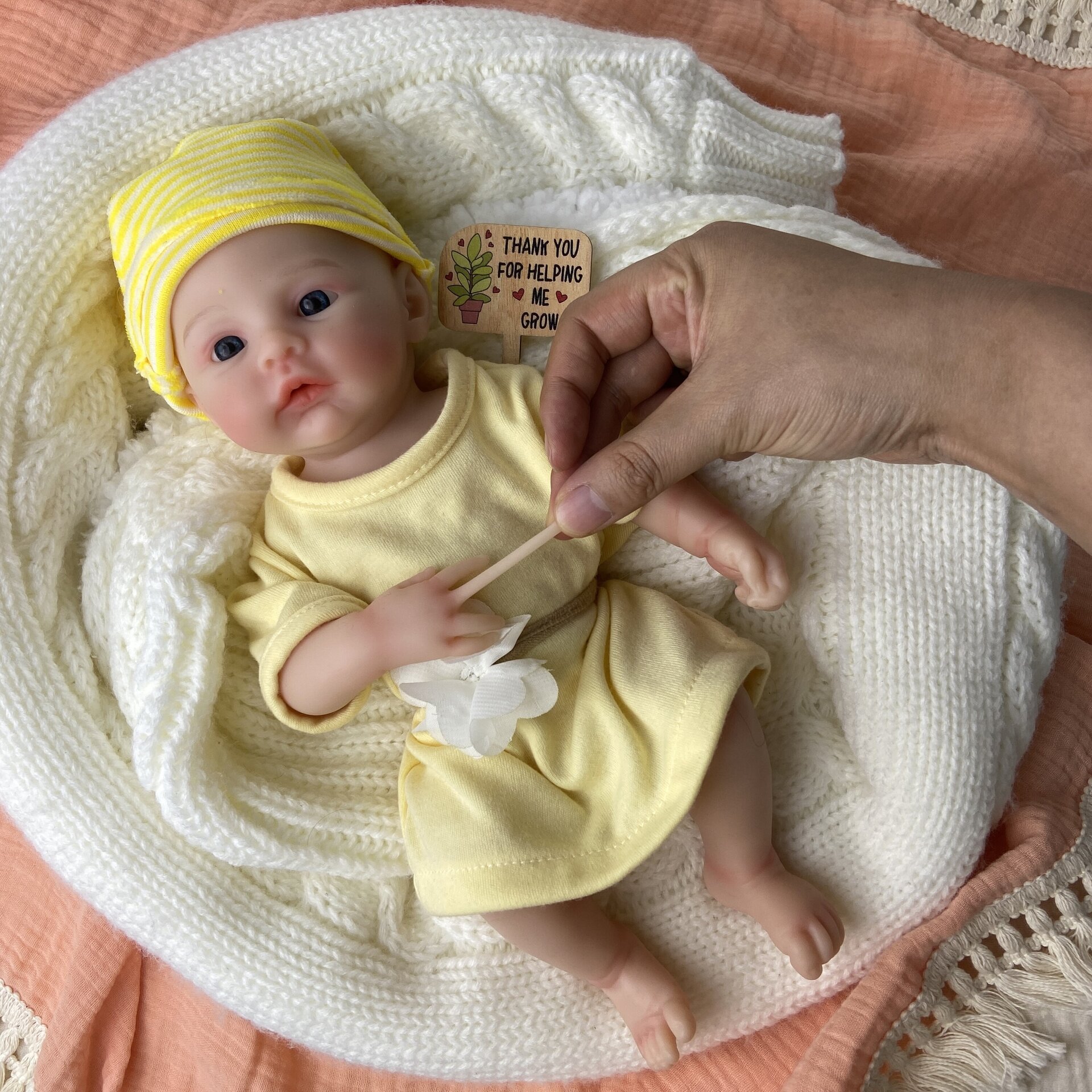 Bebé Reborn Zaira - 30 cm de Silicona Blanda Realista - 5