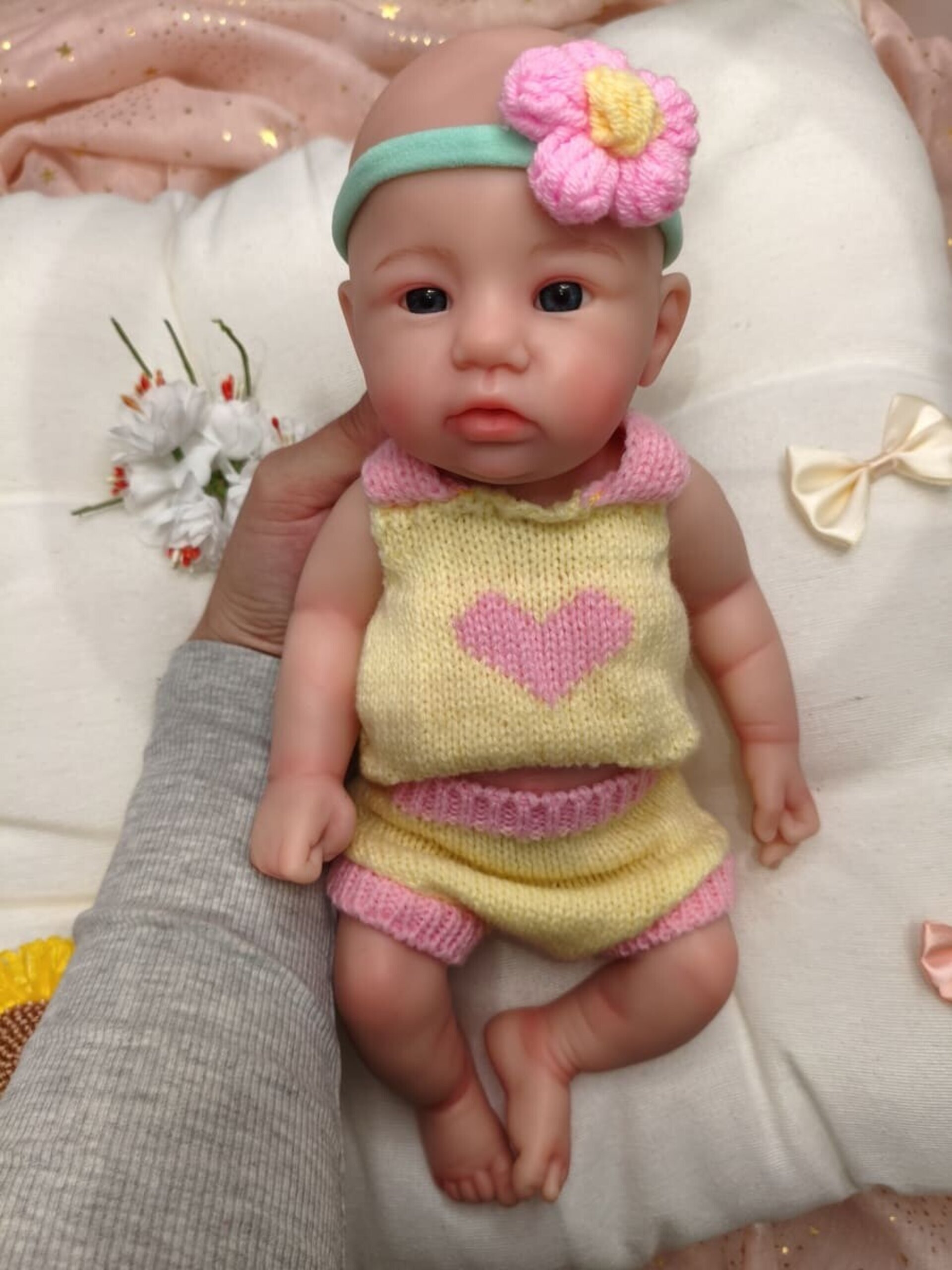 Bebé Reborn Luna - 30 cm de Silicona Blanda Realista - 3