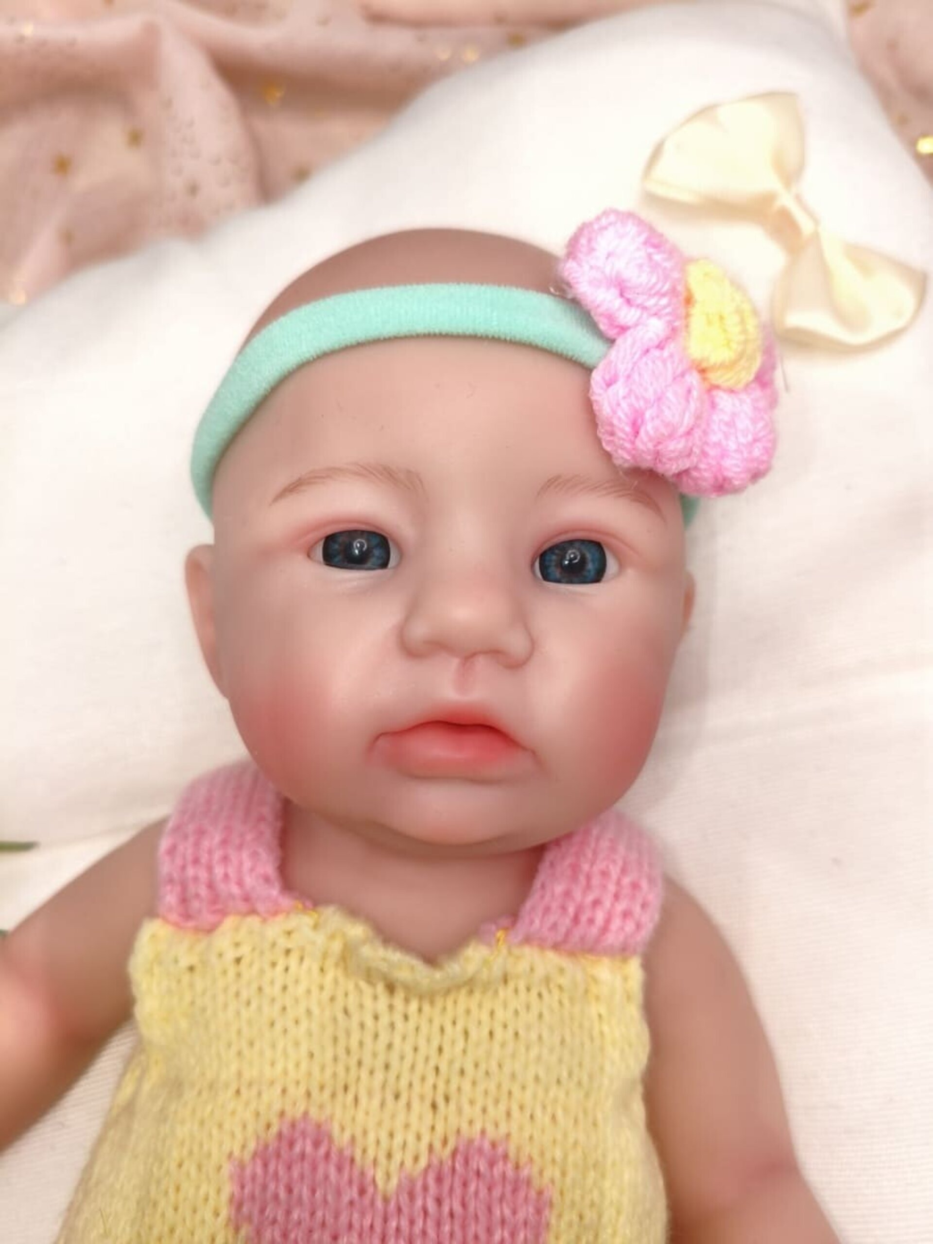 Bebé Reborn Luna - 30 cm de Silicona Blanda Realista - 8