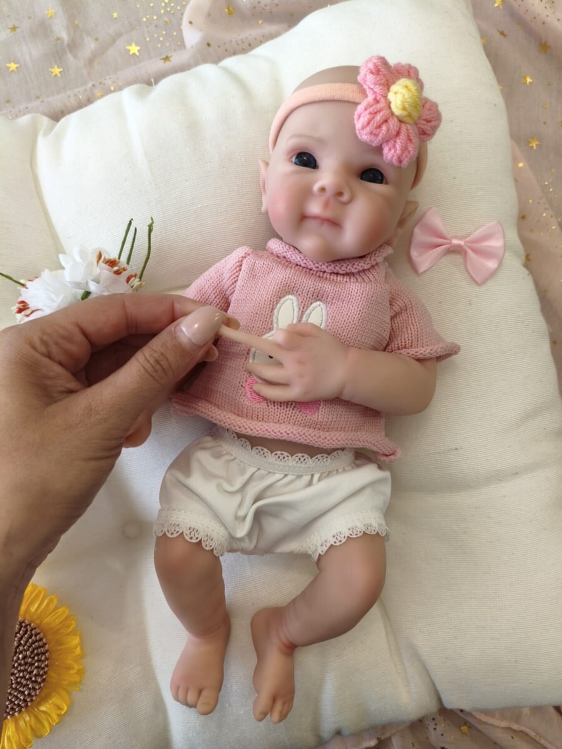 Bebé Reborn Mirna - 30 cm de Silicona Blanda Realista - 2