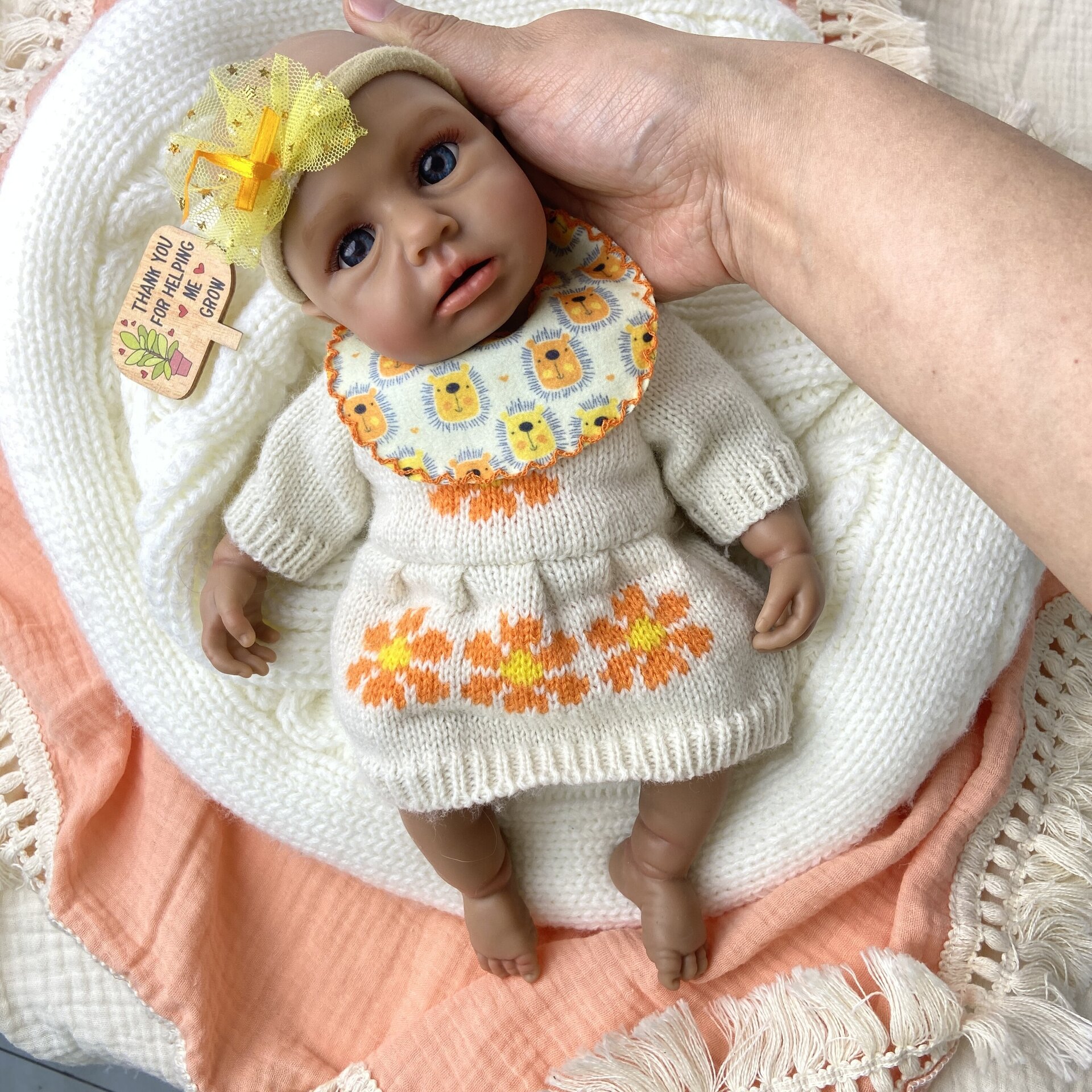 Bebé Reborn Aitana - 30 cm de Silicona Blanda Realista - 6