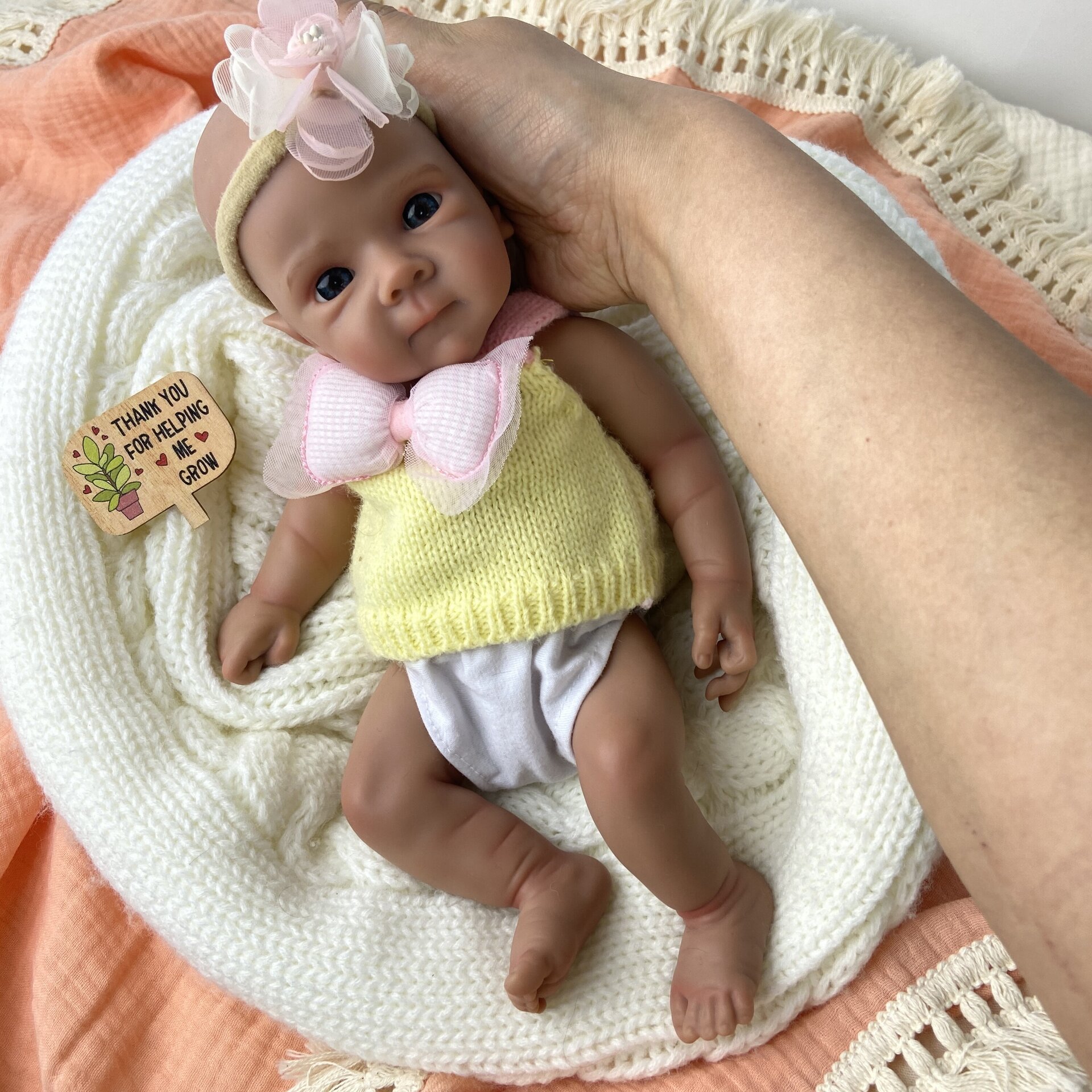 Bebé Reborn Melisa - 30 cm de Silicona Blanda Realista - 7