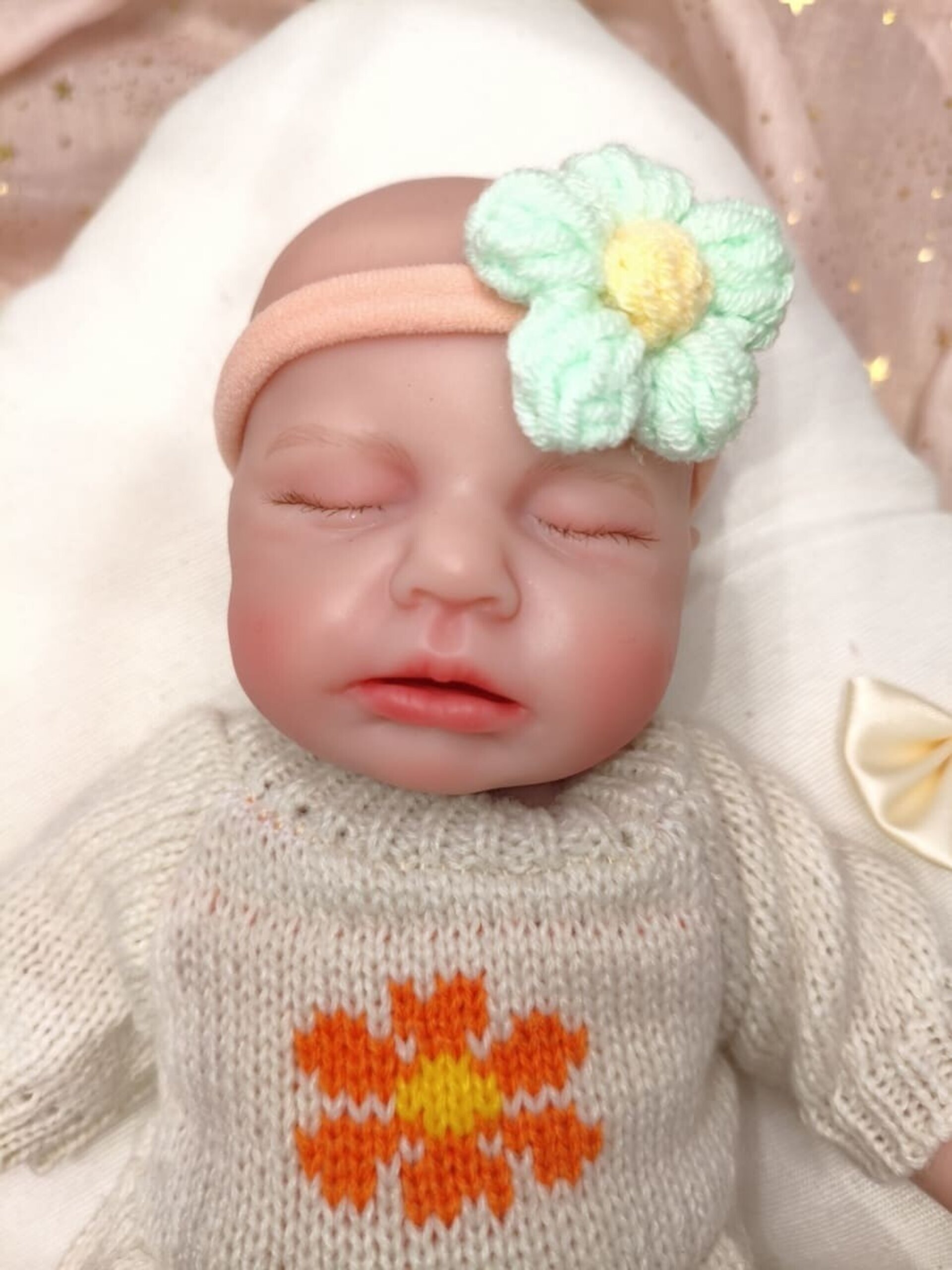 Bebé Reborn Alma - 30 cm de Silicona Blanda Realista - 9