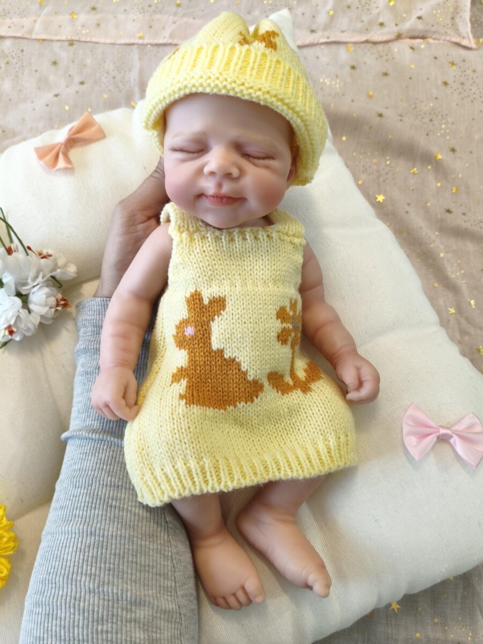 Bebé Reborn Lola - 30 cm de Silicona Blanda Realista - 5