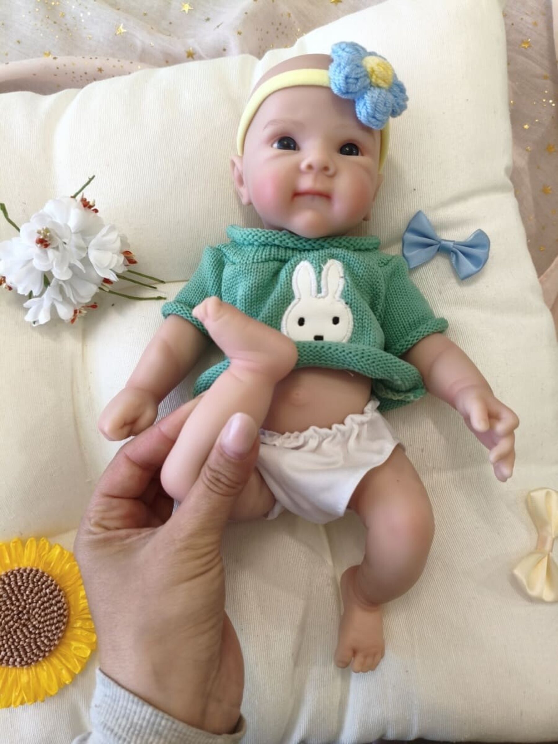 Bebé Reborn Eloy - 30 cm de Silicona Blanda Realista - 3