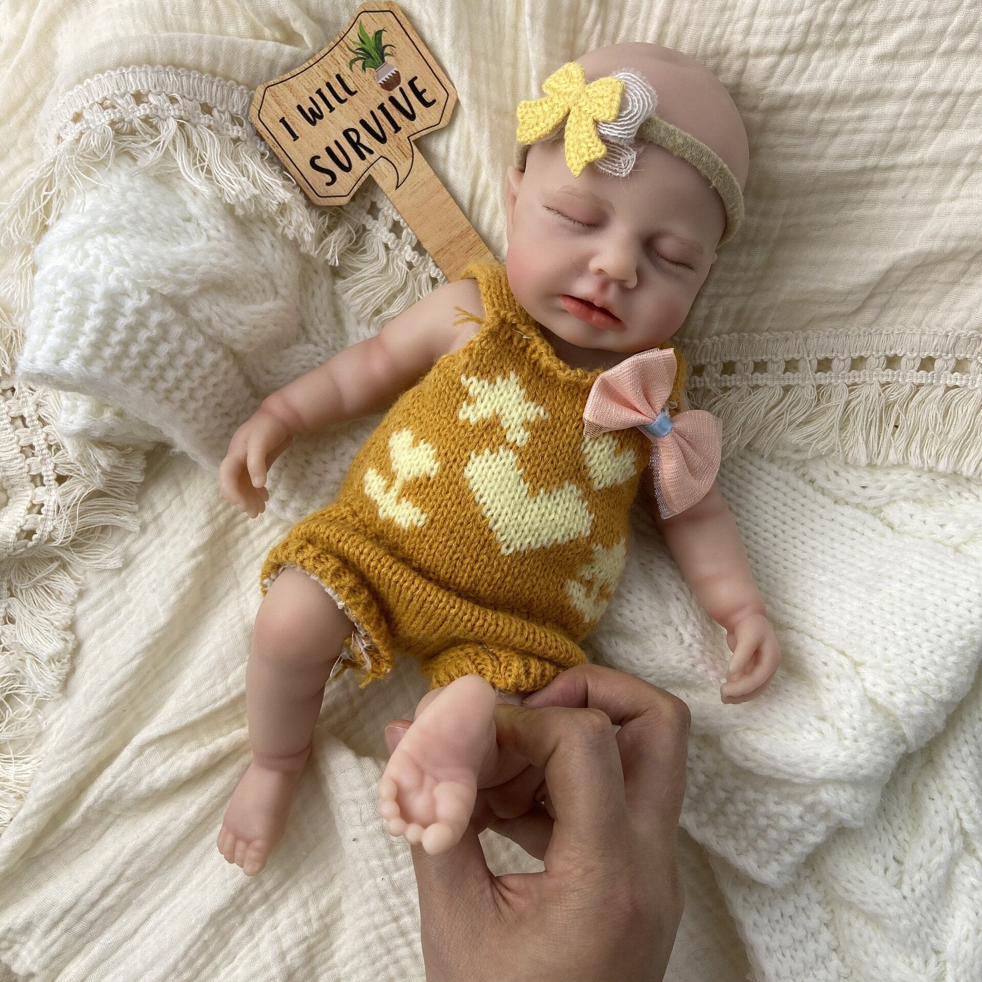 Bebé Reborn Cleo - 30 cm de Silicona Blanda Realista - 2